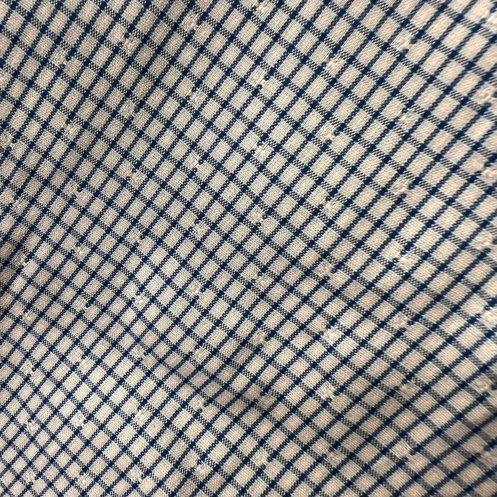PINK brand men’s slim fit dress shirt (15-1/2 collar) blue/pink/white check - Picture 5 of 5